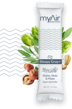 Load image into Gallery viewer, Sleepy Gray+ 20 Bars Super-Plant Bars Box - Dates, Nuts & Hops